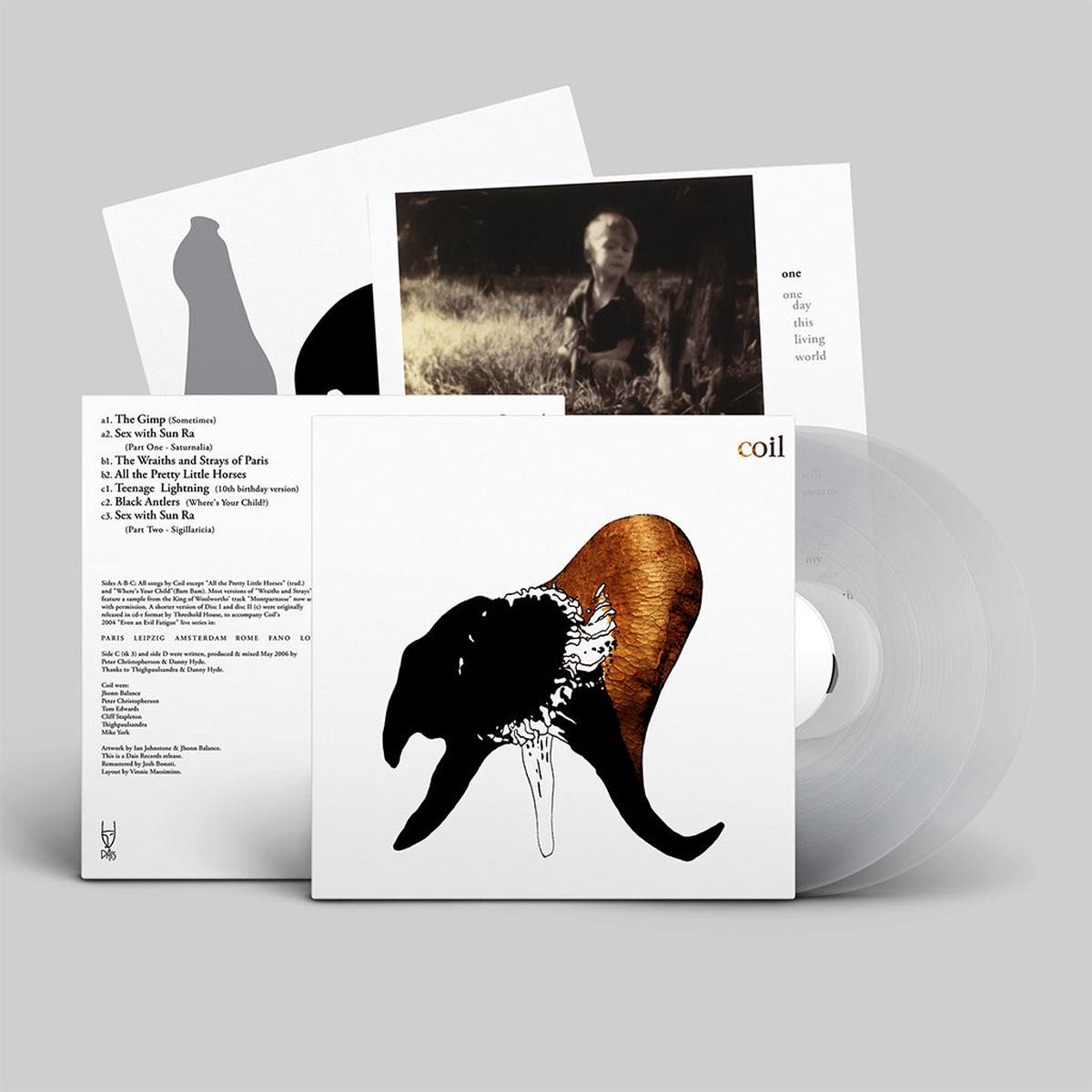 COIL 8211 Black Antlers (Reissue) 8211 2LP 8211 Clear Vinyl