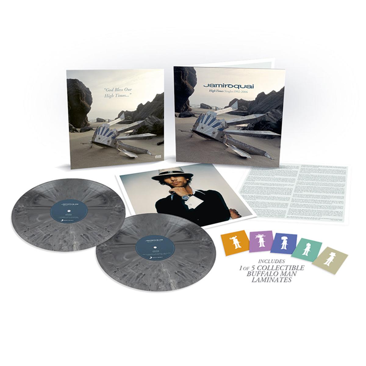 JAMIROQUAI - High Times - The Singles 1992 - 2006 (Tour Edition) - 2LP - 'Heels Of Steel' Marble Vinyl