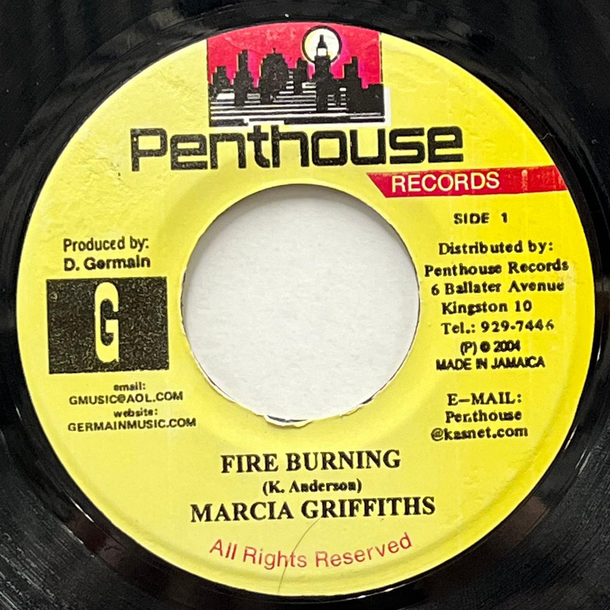 MARCIA GRIFFITHS / Fire Burning (Penthouse, 7inch)
