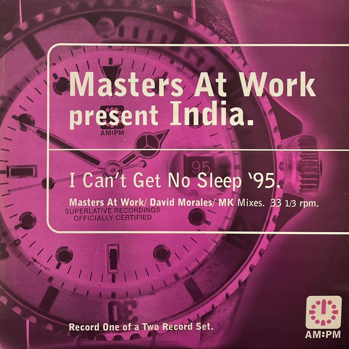 MASTERS AT WORK / I Can't Get No Sleep '95 (Masters At Work / David Morales / MK Mixes) (AM:PM 581 141-1, 12inch)