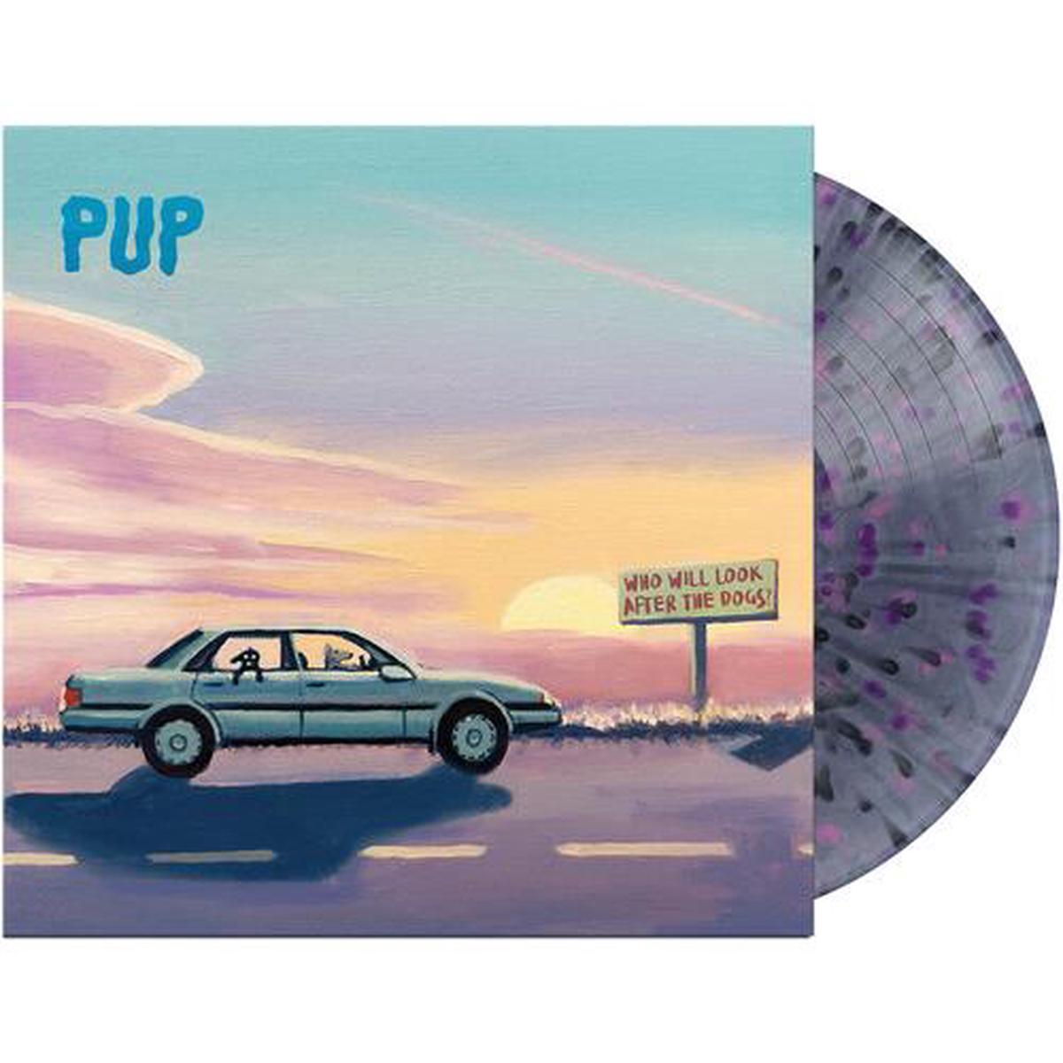 Who Will Look After The Dogs Black SmokePinkPurple Splatter LP - Vinyl LP (BlackPinkPurple)