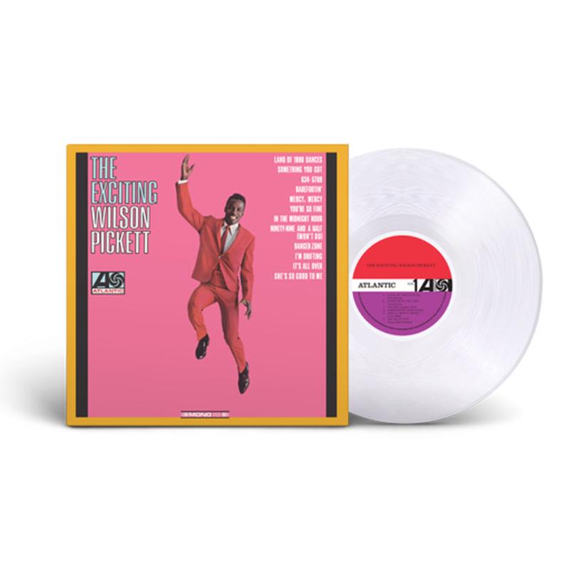 WILSON PICKETT - The Exciting Wilson Pickett (Atlantic Records 75th Anniversary Reissue) - LP - Crystal Clear Vinyl