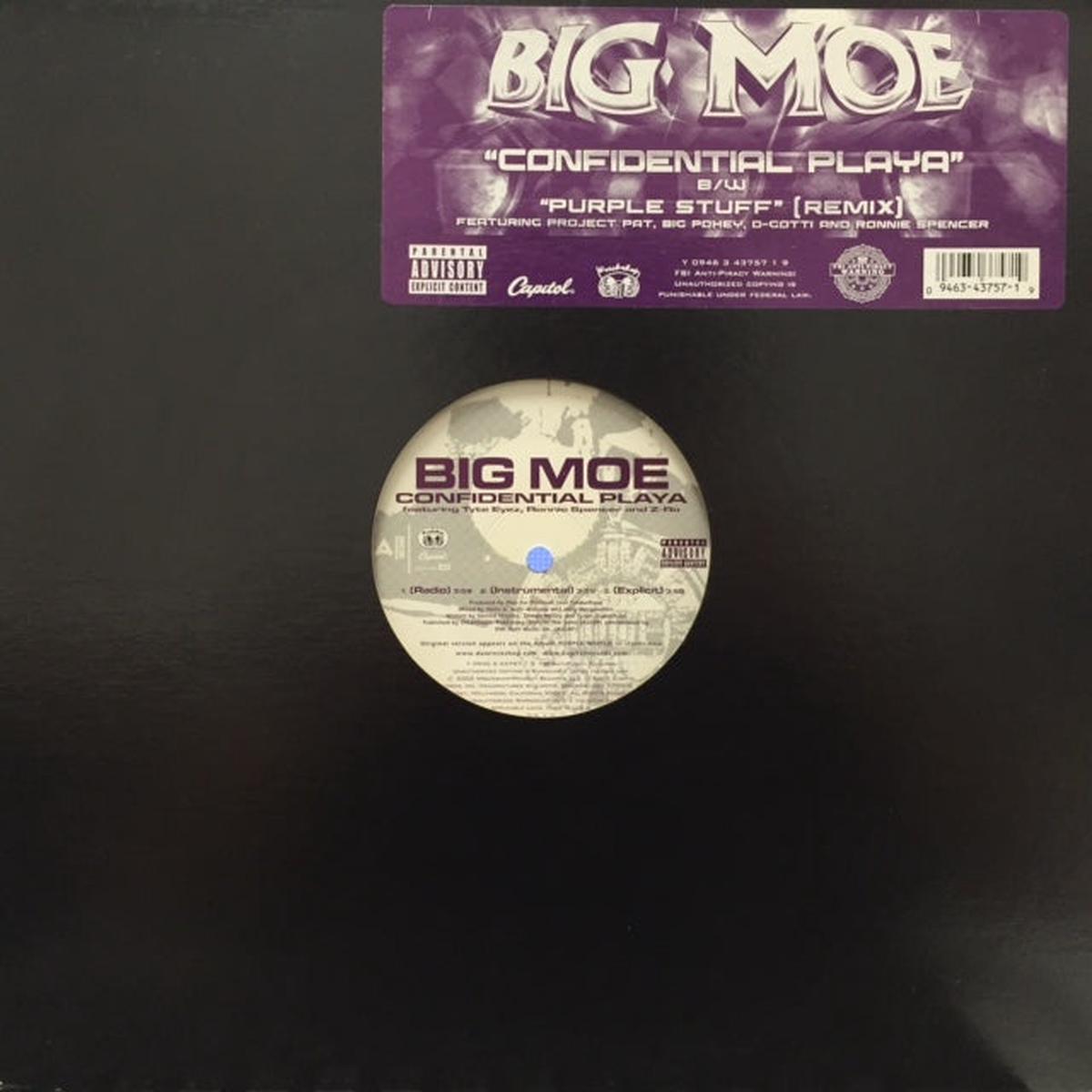 Big Moe / Confidential Playa (Wreckshop SPRO 7087 6 16941 1 6, 12inch)