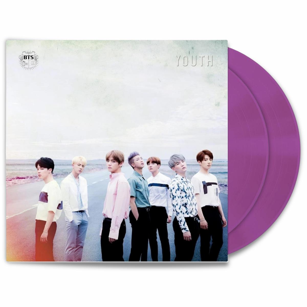 BTS Youth (2LP, Clear Purple Vinyl)