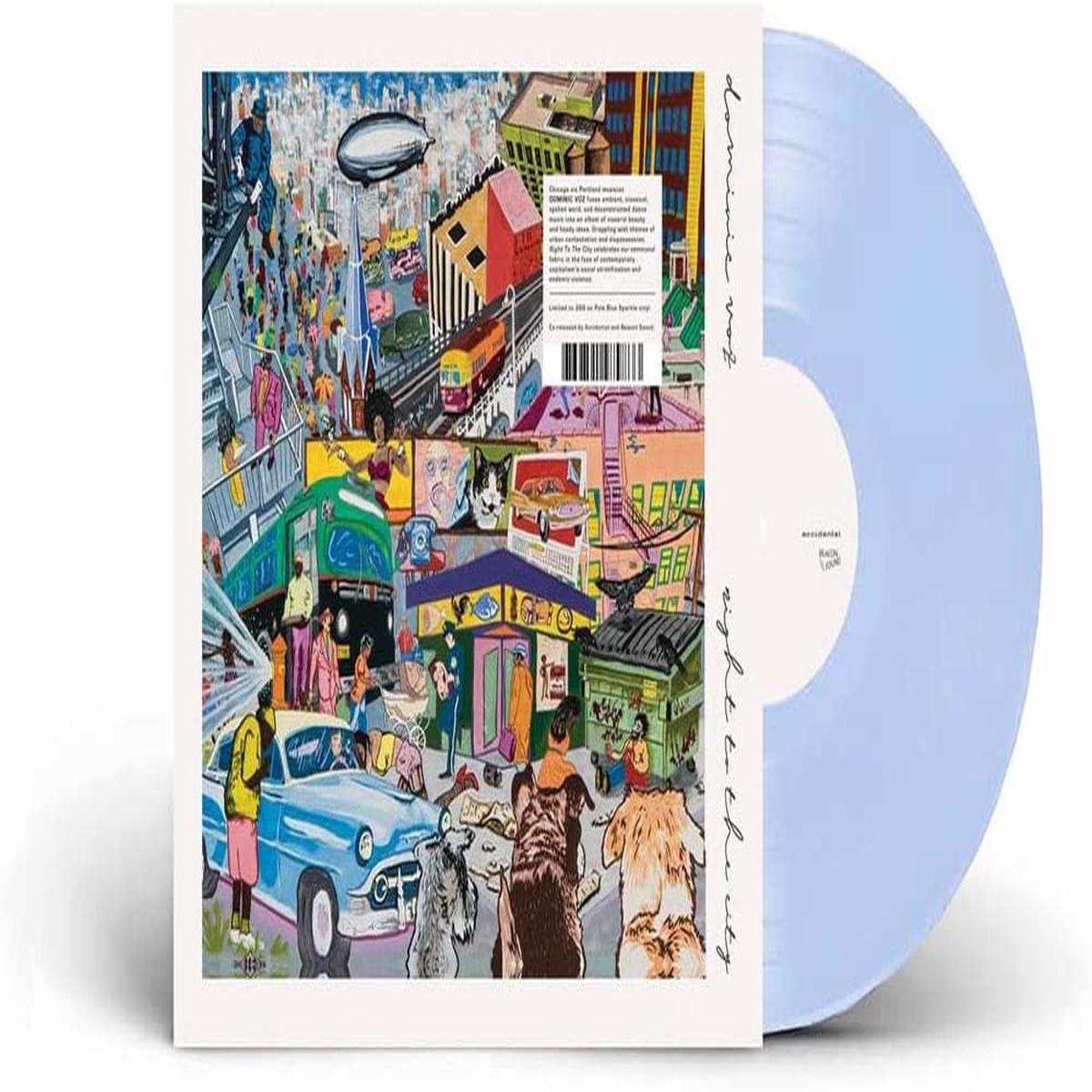 Dominic Voz Right To The City Vinyl LP Aqua Sparkle Colour 2022 - Default Title