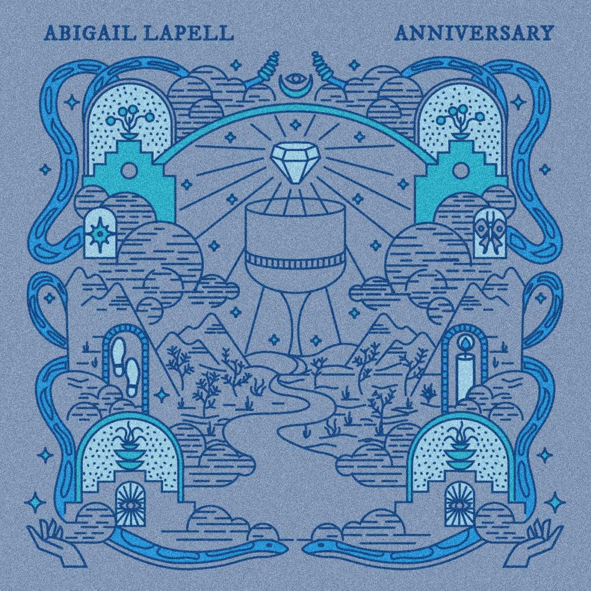 Abigail Lapell - Anniversary (AQUA BLUE VINYL) ((Vinyl)) - Default Title