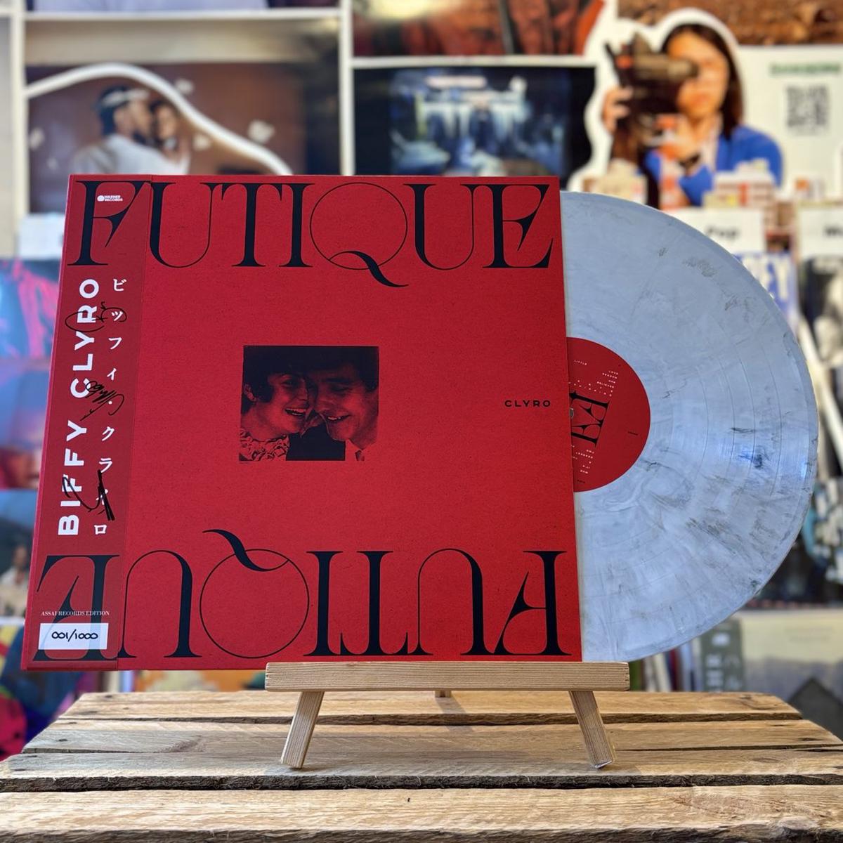 Biffy Clyro Futique Vinyl LP Signed Assai Obi Edition Black & White Marble Colour 2025