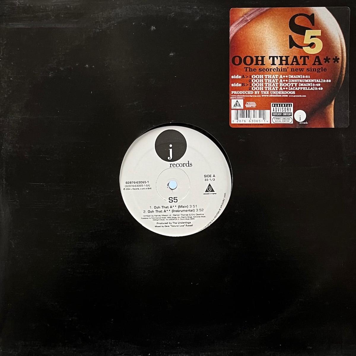 S5 / Ooh That Azz / Ooh That Booty (J12-63065-1, 12inch)