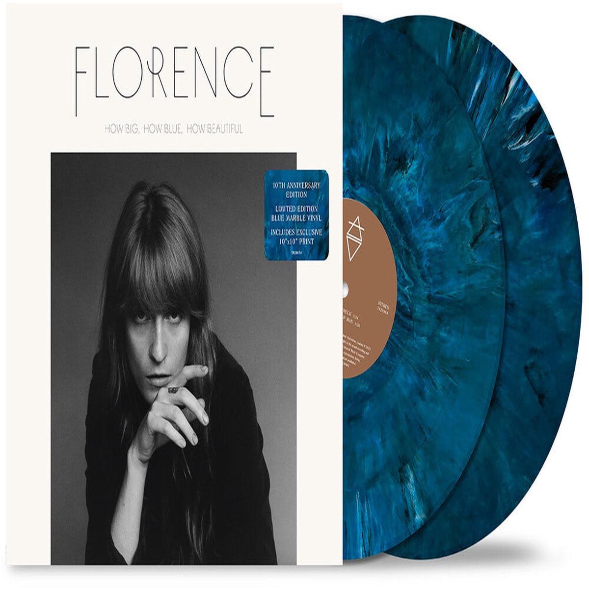 Florence + The Machine - How Big, How Blue, How Beautiful (10th Anniversary Edition) - [Blue Marble 2 LP]