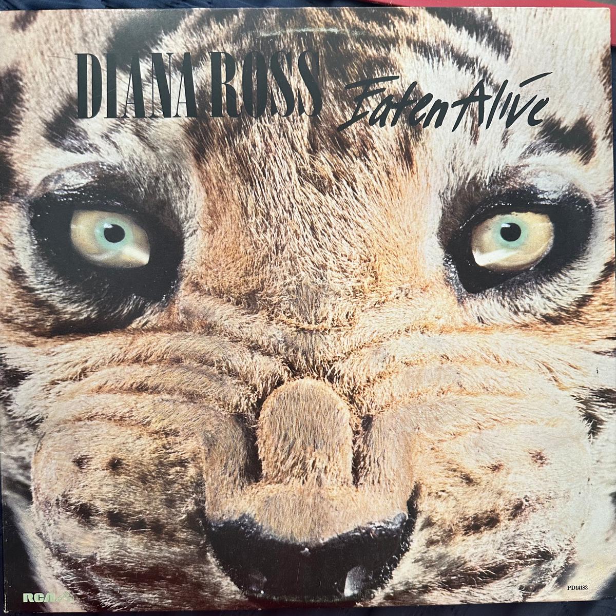 DIANA ROSS -- Eaten Alive 12" Single LP Vinyl - Used