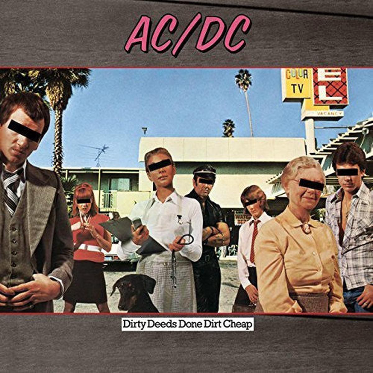 ACDC 8211 Dirty Deeds Done Dirt Cheap LP