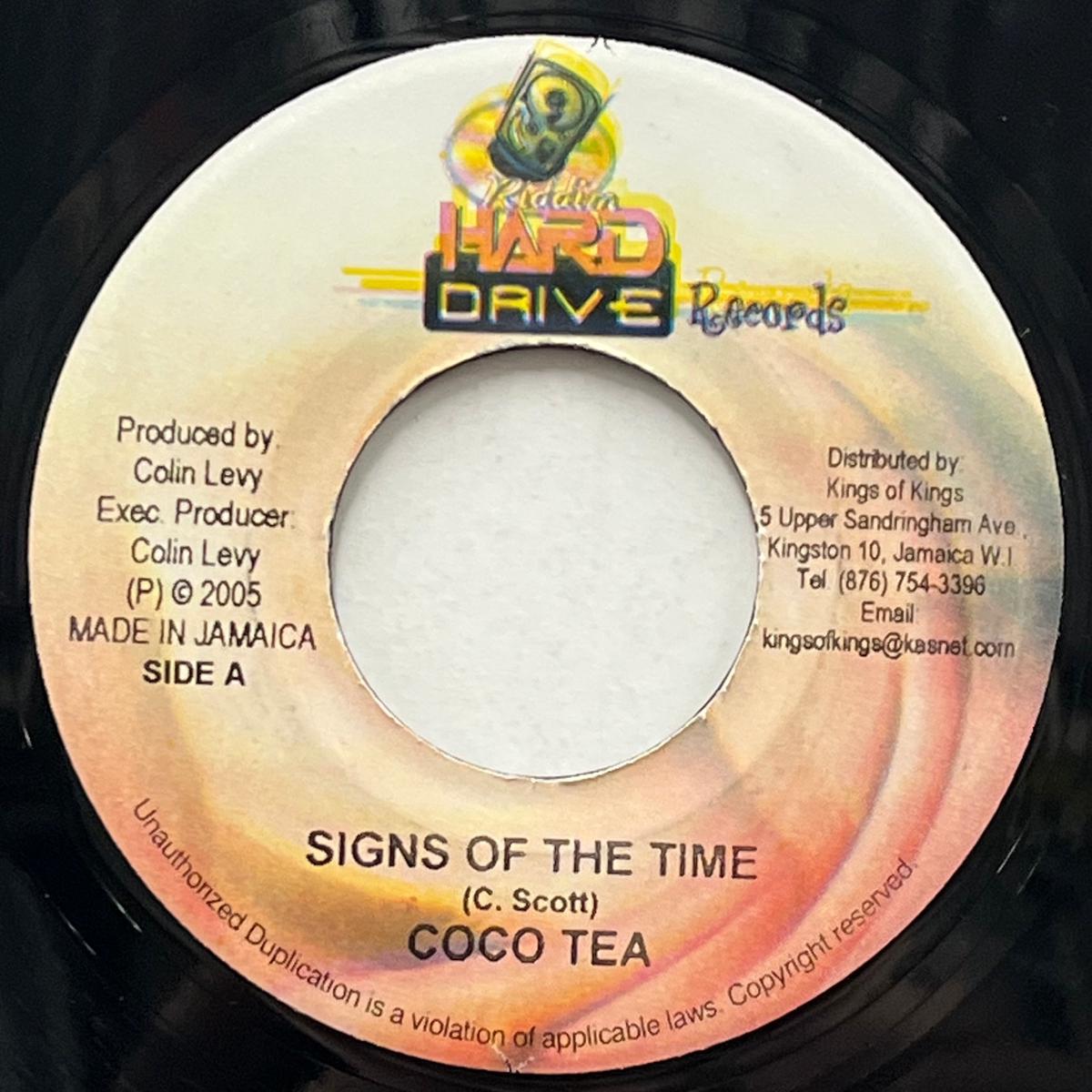 COCOA TEA / Signs Of The Time (Hard Drive, 7inch)