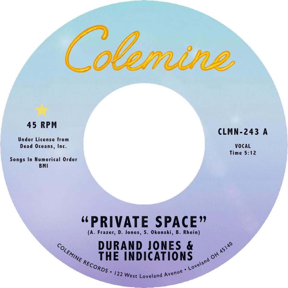 Durand Jones & The Indications "Private Space b/w Sea Of Love"