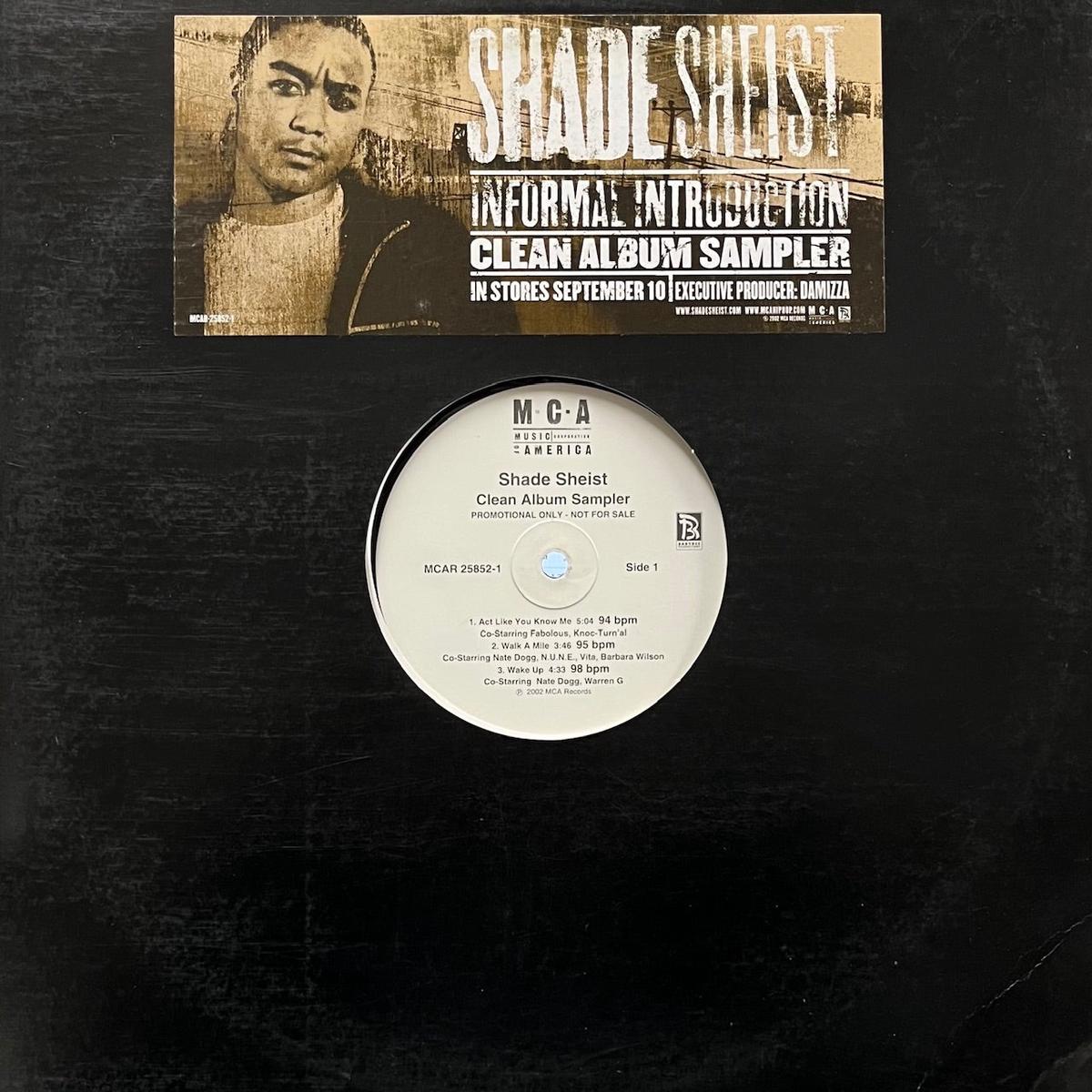 Shade Sheist / Informal Introduction (Clean Album Sampler) (MCAR 25852-1, 12inch)