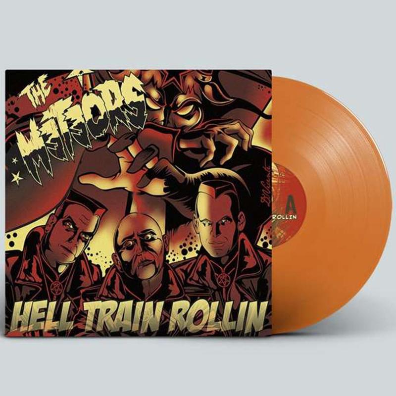 THE METEORS - Hell Train Rollin' (2021 Reissue) - LP - Orange Vinyl