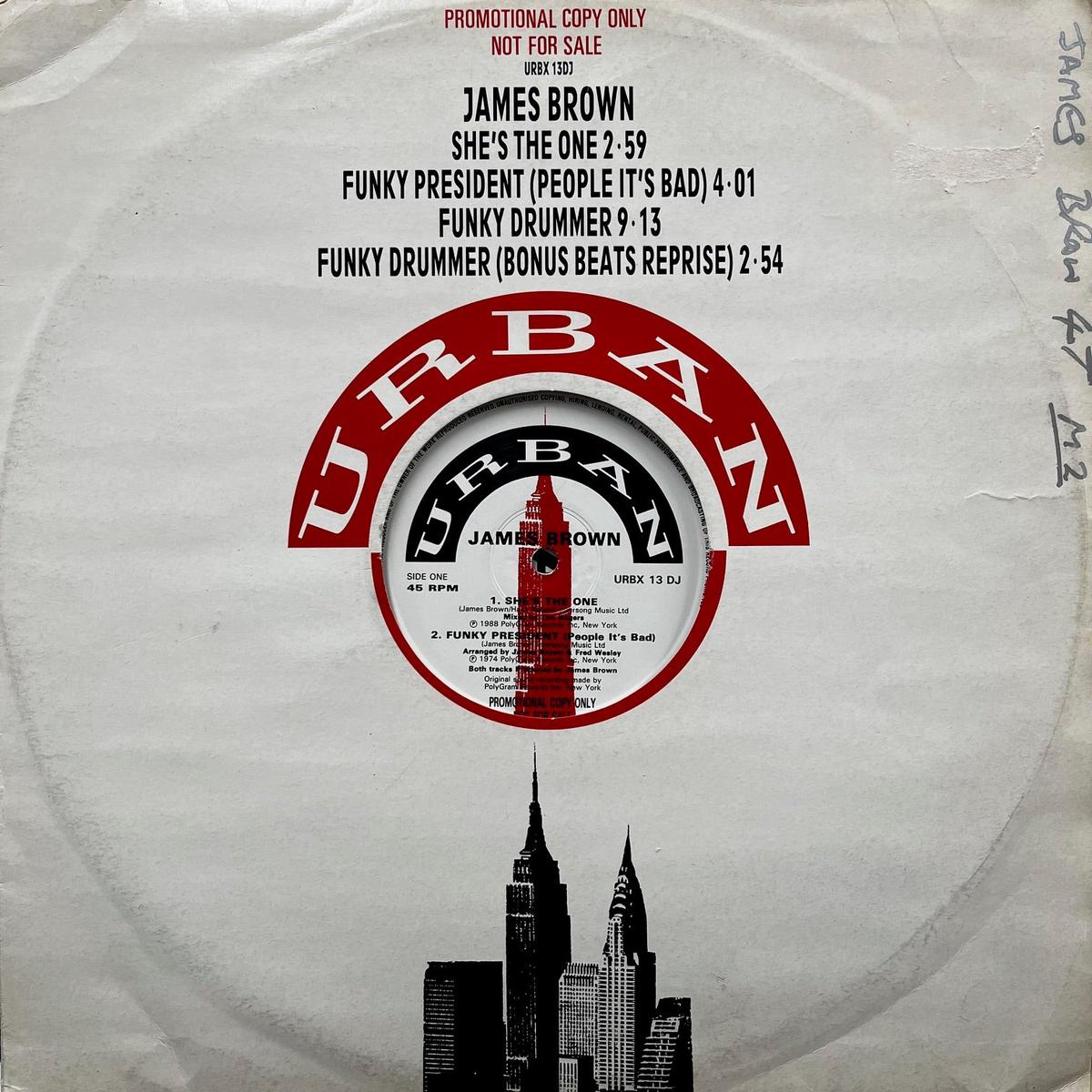 JAMES BROWN / She's The One (URBX 13DJ, 12inch)