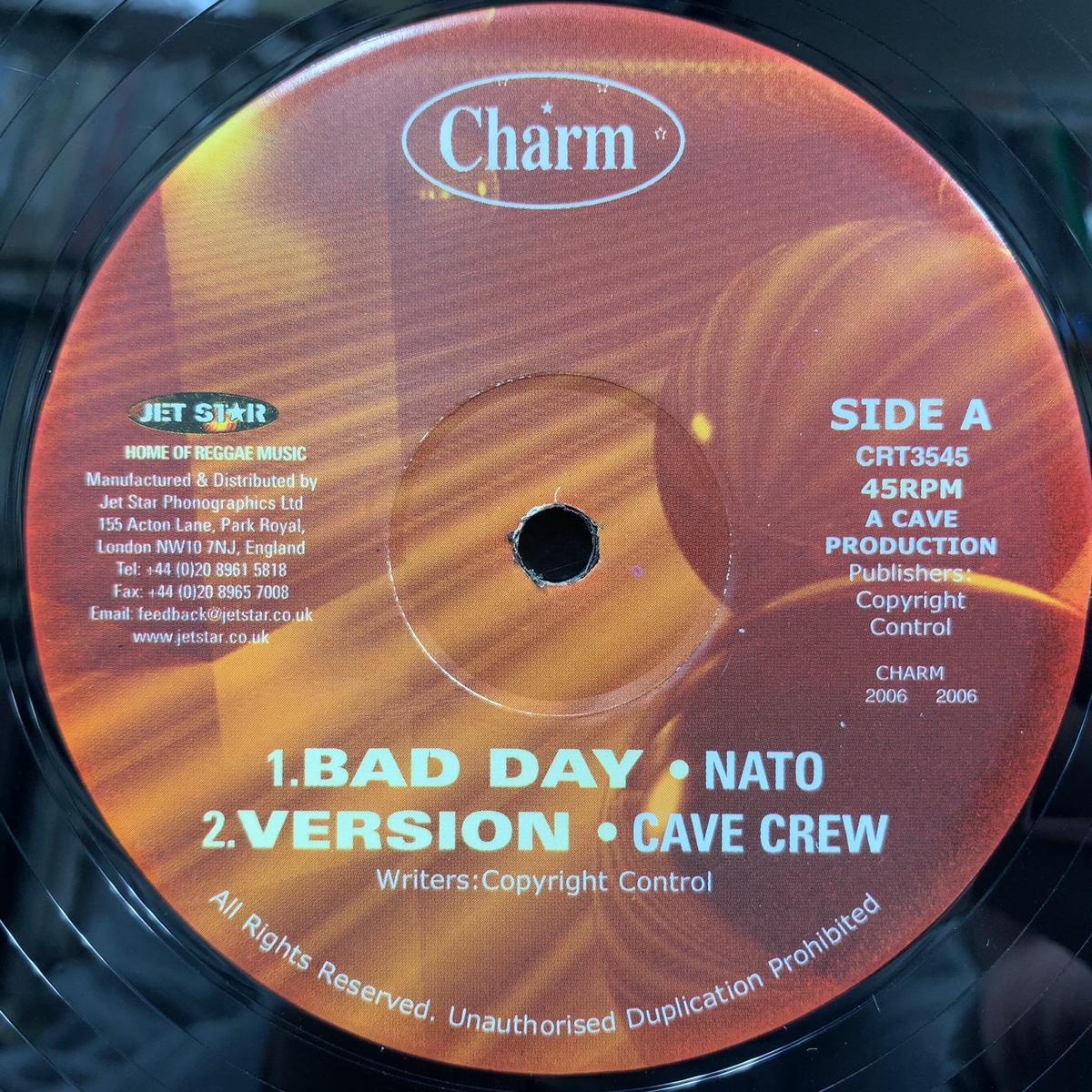 NATO - SPARKS / Bad Day / Don't Lie (CRT3545, 12inch)