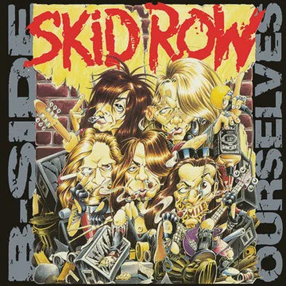 SKID ROW-B-SIDE OURSELVES YELLOW/ BLACK MARBLE VINYL 12  EP *NEW*
