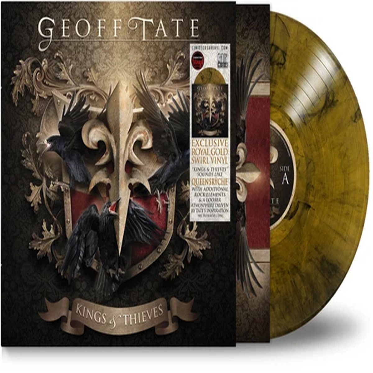 GEOFF TATE - KING'S & THIEVES + 1 bonus (*Royal Gold Swirl Vinyl, 2024) Only 300