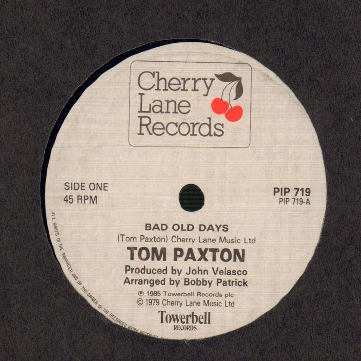 Bad Old Days-Cherry Lane-7  Vinyl-Ex/Ex