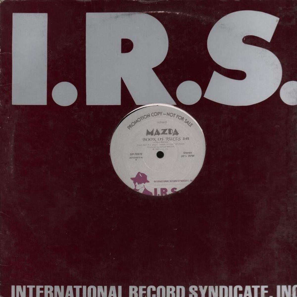Book Of Rules-IRS-12  Vinyl-VG/Ex