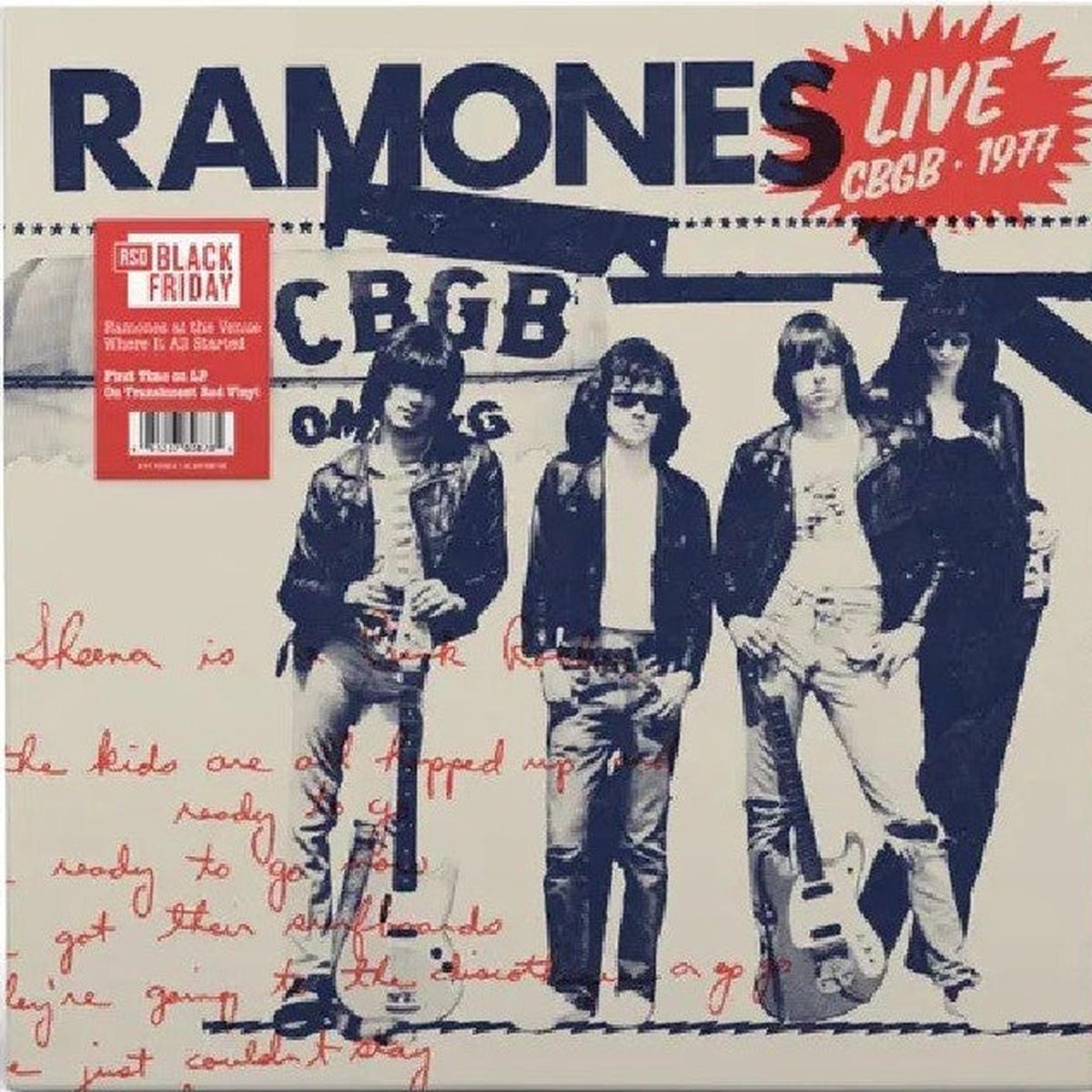 RAMONES - Live (CBGB  1977) LP (Red)