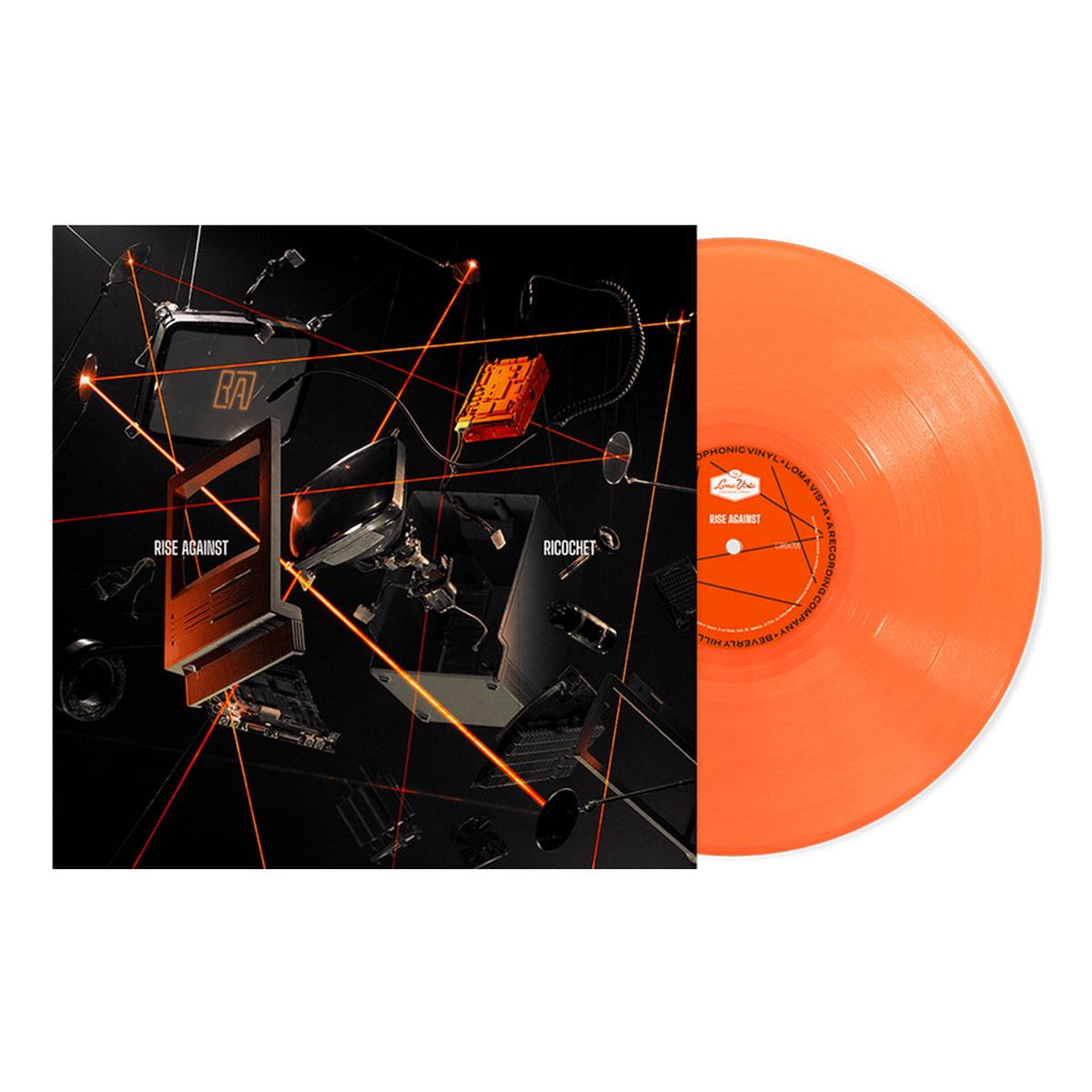 RISE AGAINST - Ricochet - LP - Neon Orange Vinyl