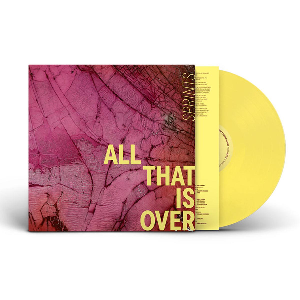 SPRINTS - All That Is Over - LP - Lemon Yellow Vinyl