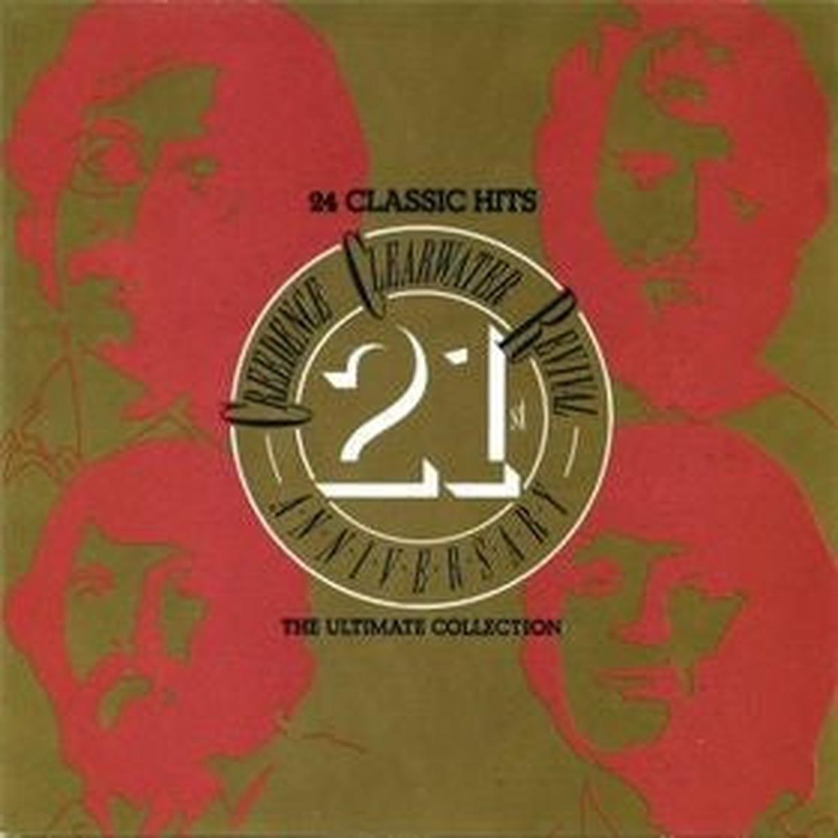 CREEDENCE CLEARWATER REVIVAL-21ST ANNIVERSARY THE ULTIMATE COLLECTION 2LP VG COVER VG