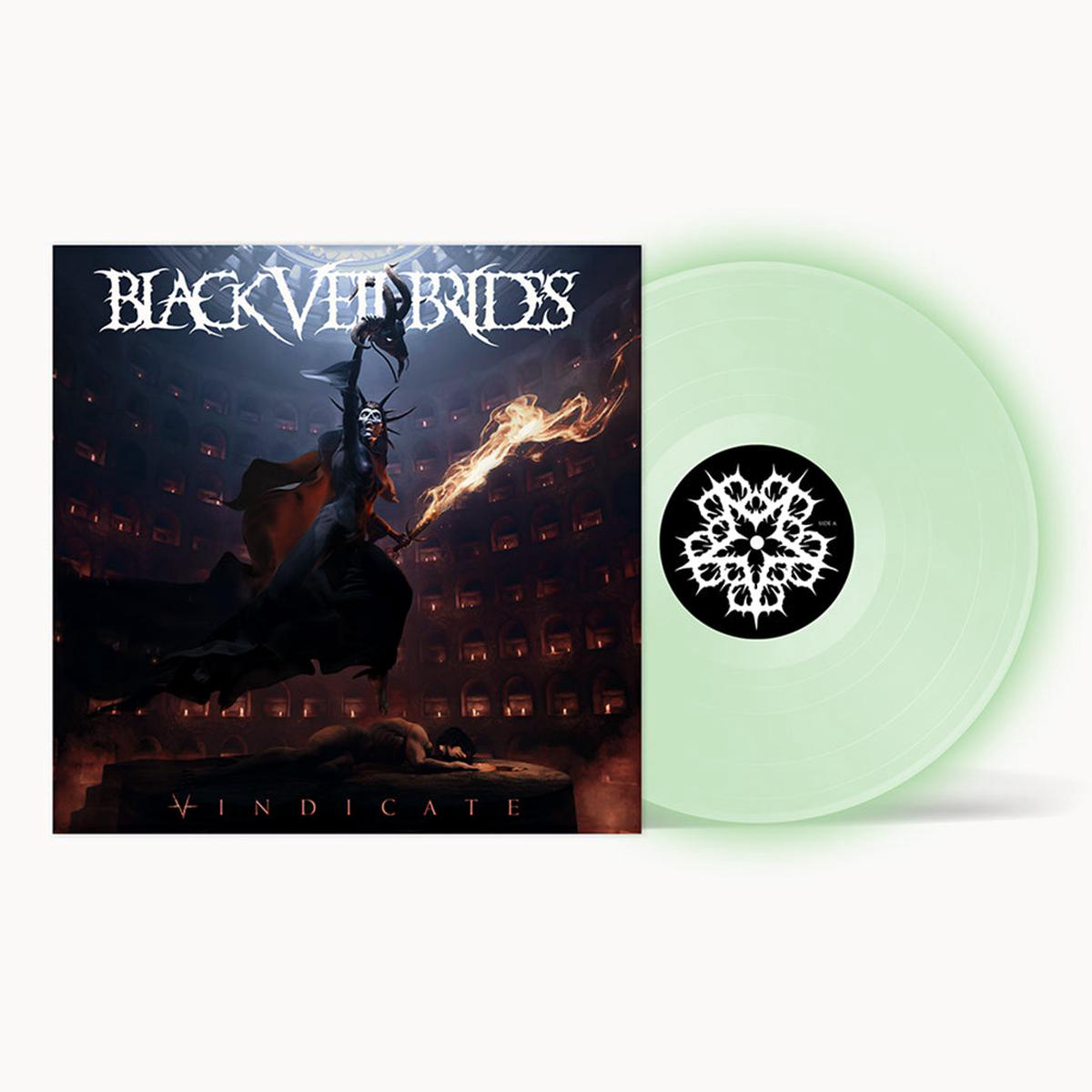 BLACK VEIL BRIDES 8211 Vindicate 8211 LP 8211 8217Glow In The Dark8217 Colour Vinyl MAY 8