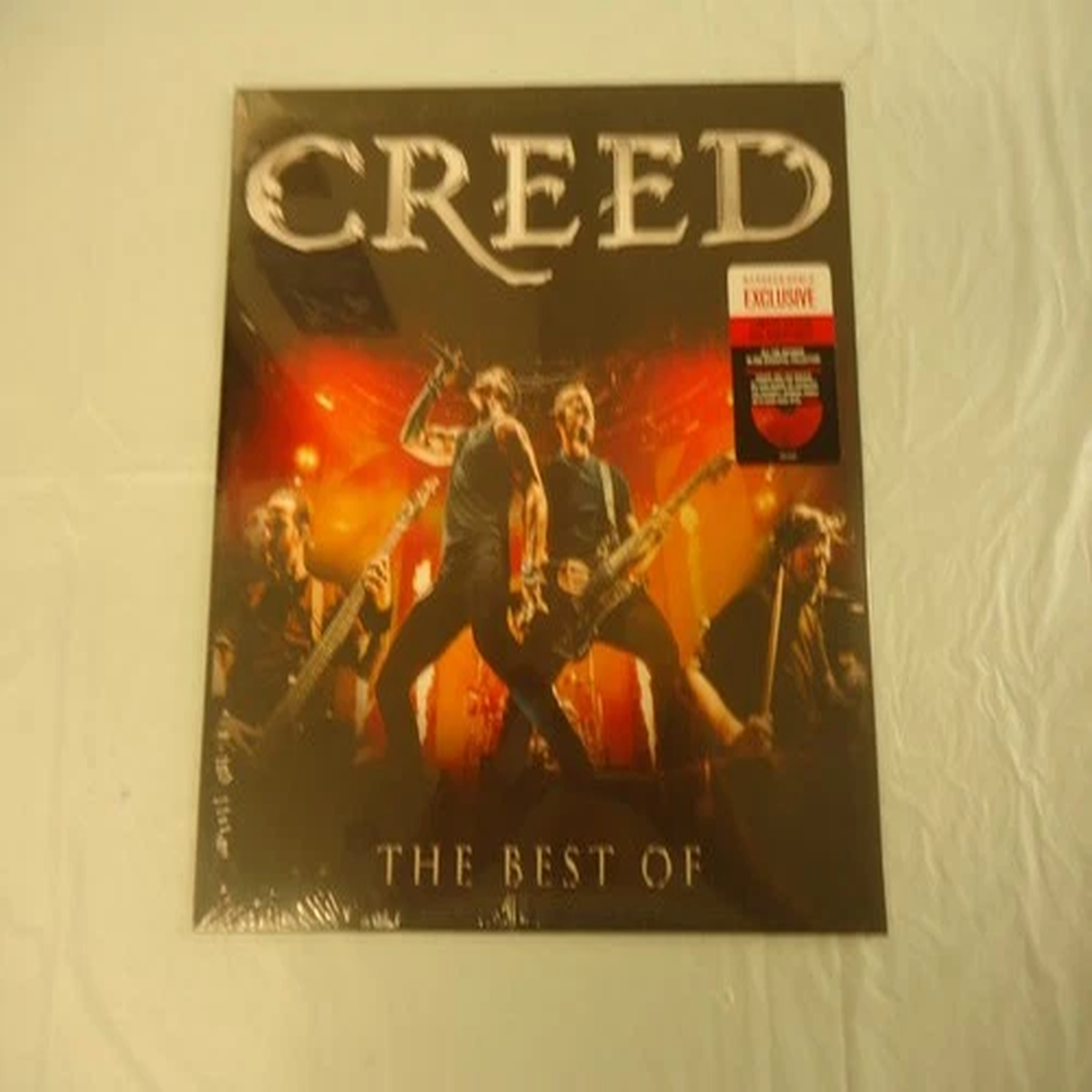 The Best of Creed LP (2025) NEW Red Smoke Vinyl Shrink Wrap Tear