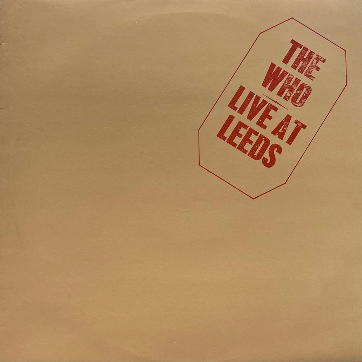 WHO / Live At Leeds (Polydor SPELP 50, LP)