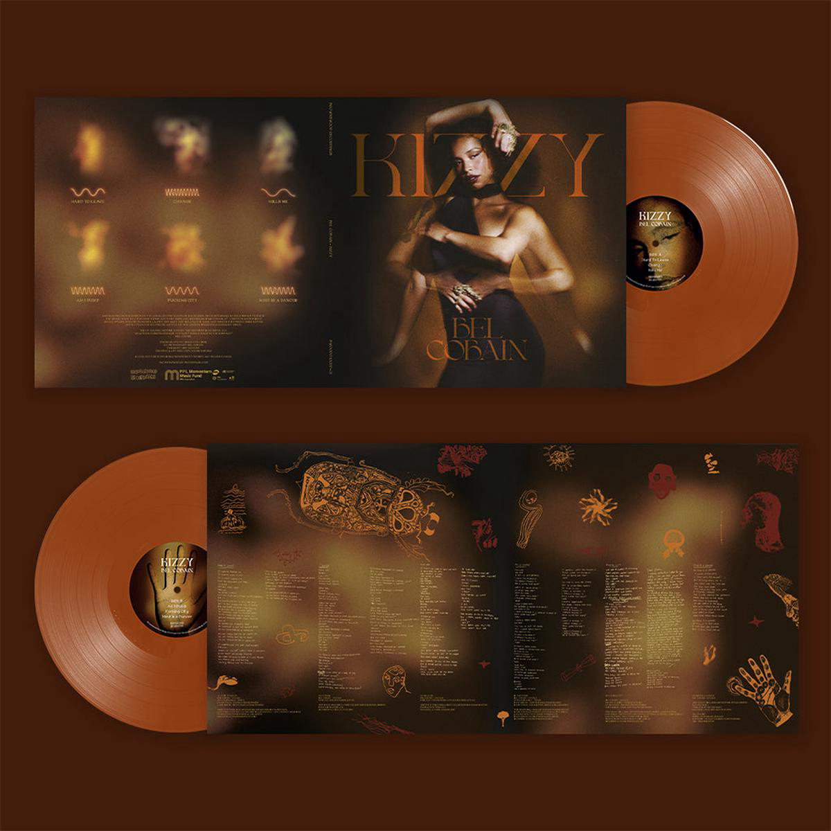 BEL COBAIN 8211 Kizzy 8211 1282178217 EP 8211 8217Terracotta8217 Coloured Vinyl APR 24
