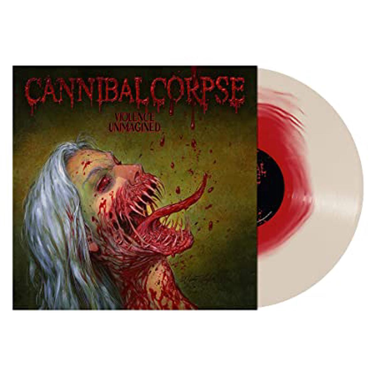Cannibal Corpse - Violence Unimagined (Limited Edition, Bone White With Red Colored Vinyl) ((Vinyl)) - Default Title