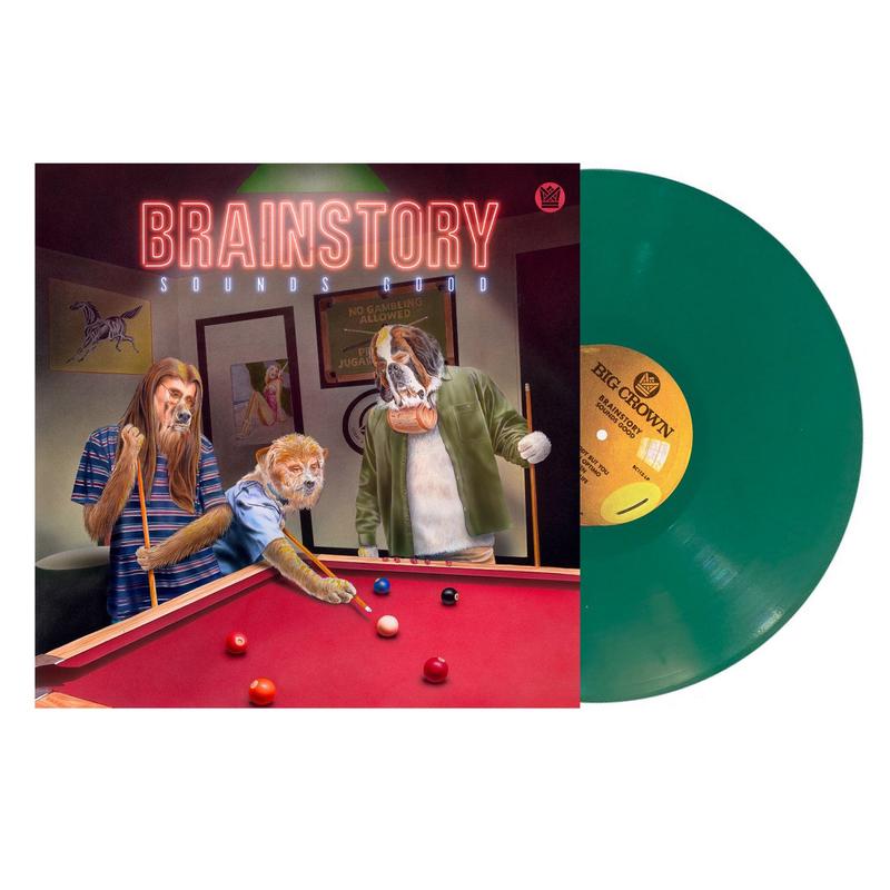 BRAINSTORY - Sounds Good - LP - Green Felt Vinyl