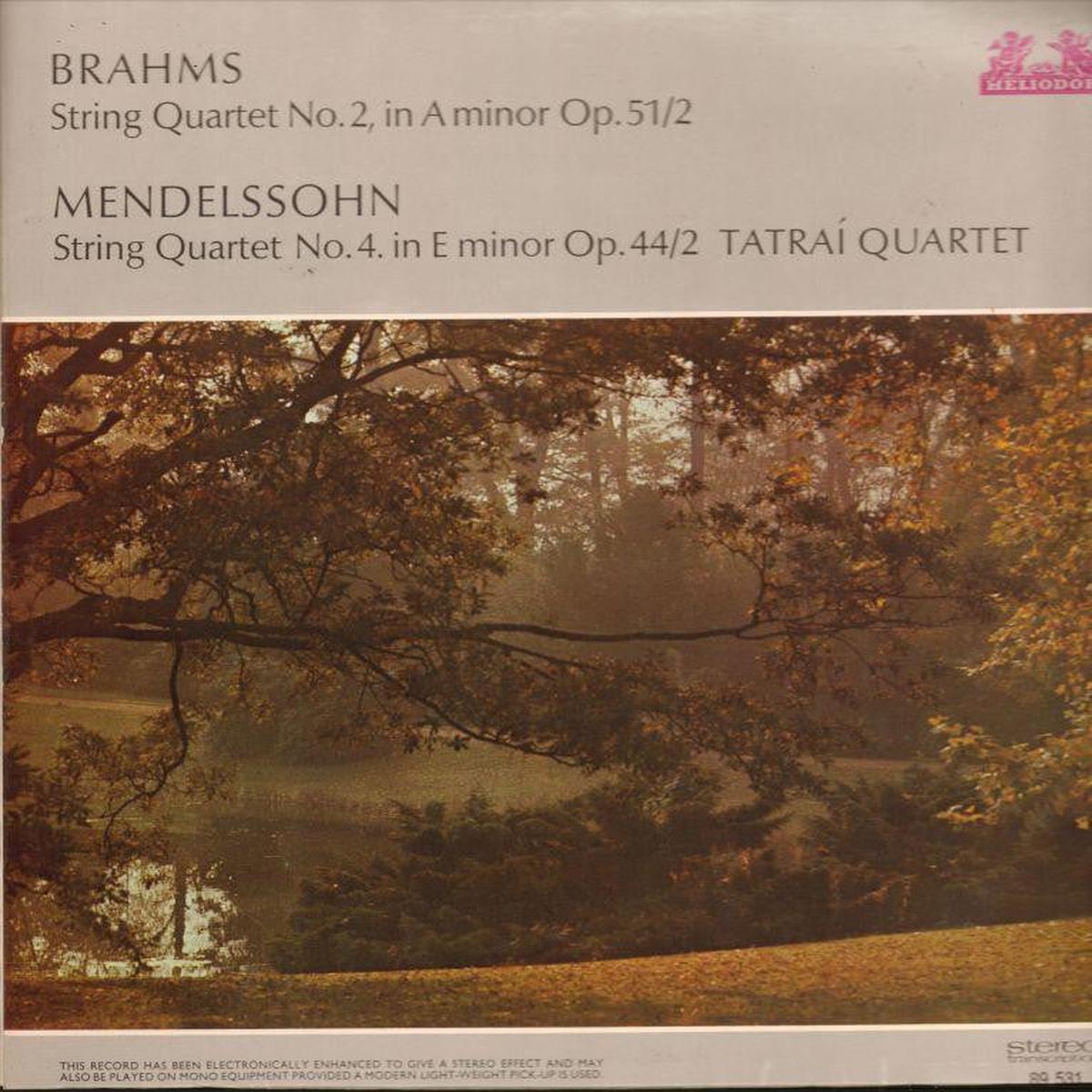 String Quartet No 2-Heliodor-Vinyl LP-VG/Ex+