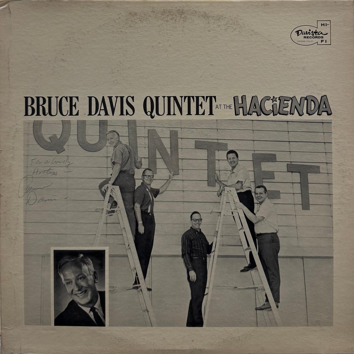 Bruce Davis Quintet / At The Hacienda ( Davista Records, Vinyl, LP)