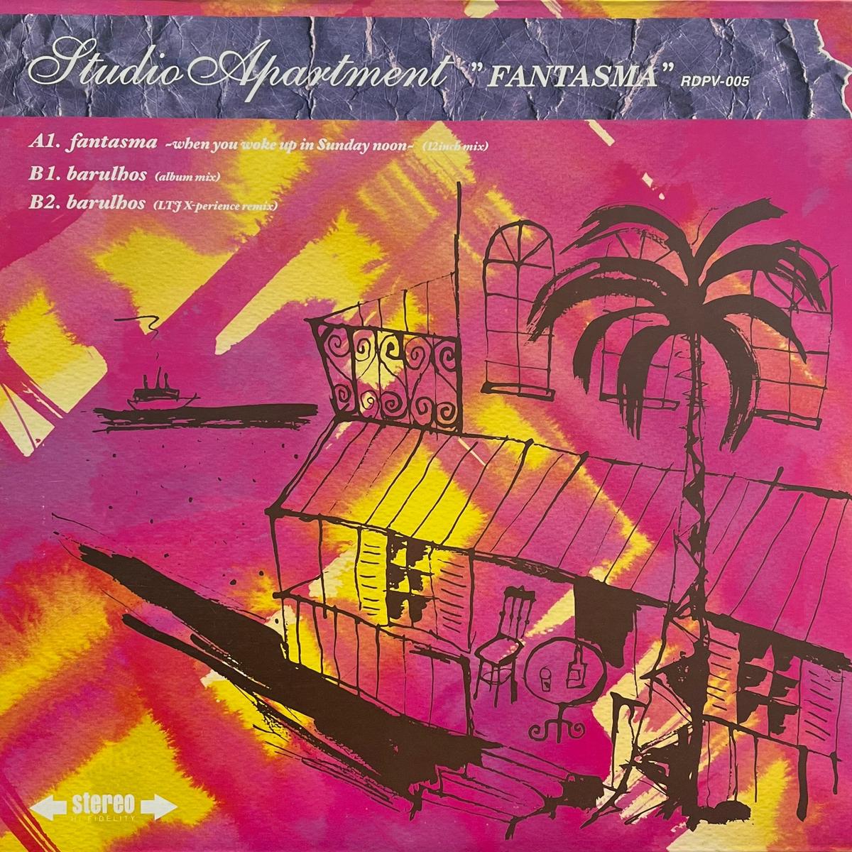 STUDIO APARTMENT / Fantasma (RD Records RDPV-005, 12inch)