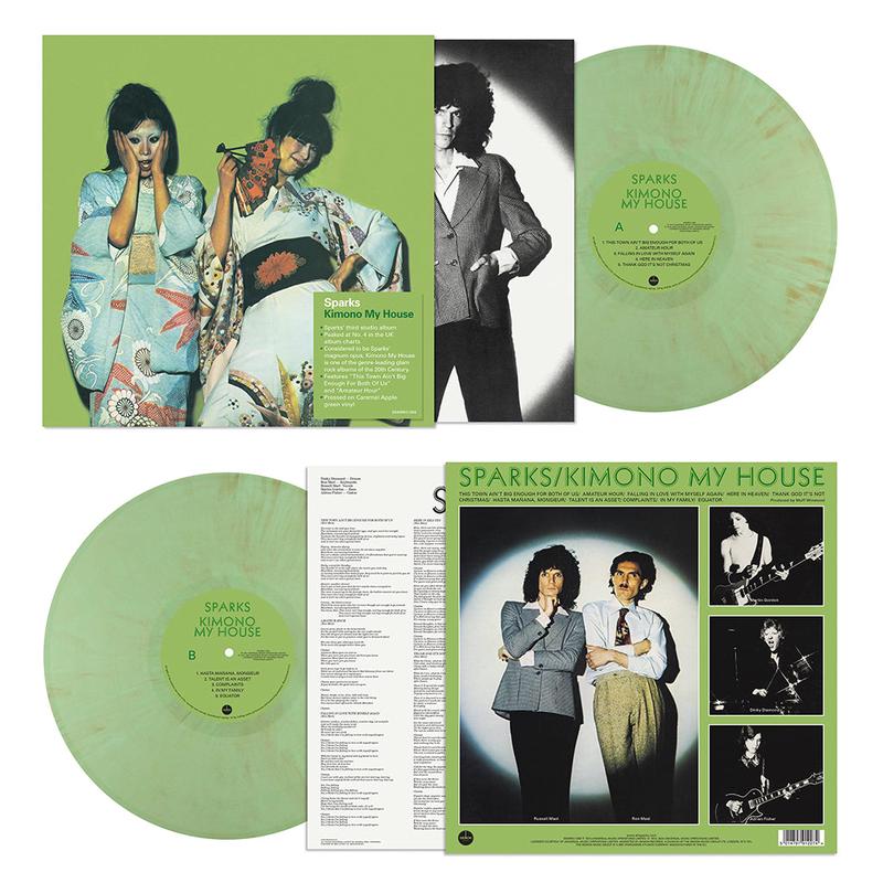 SPARKS - Kimono My House (50th Anniversary) - LP - 'Caramel Apple Green' Vinyl [NOV 29]