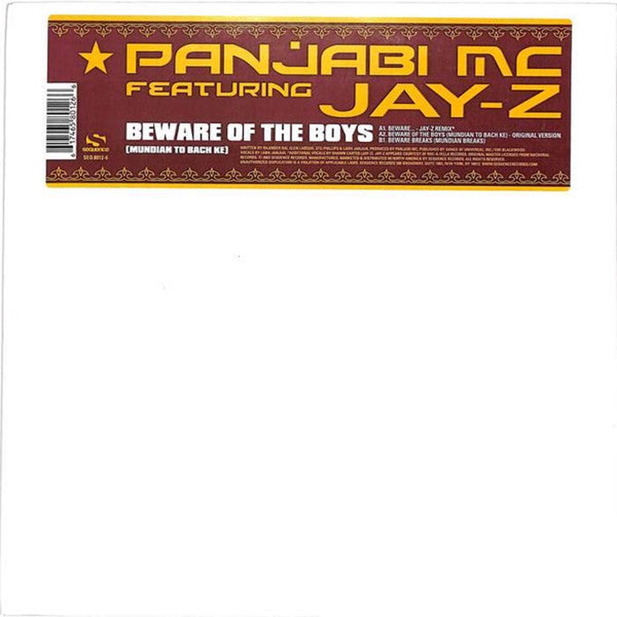 Beware Of The Boys (Mundian To Bach Ke) (12" VINYL) | Very Good Plus (VG+) - - HIP HOP / USED *VERY GOOD+*
