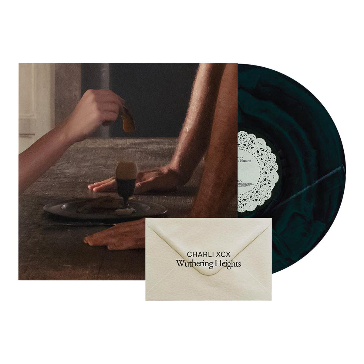 CHARLI XCX 8211 Wuthering Heights 8211 LP 8211 Black 038 Dark Green Marble Vinyl FEB 13