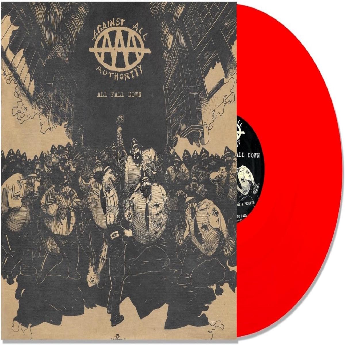 Against All Authority All Fall Down Vinyl LP Red Colour 2023
