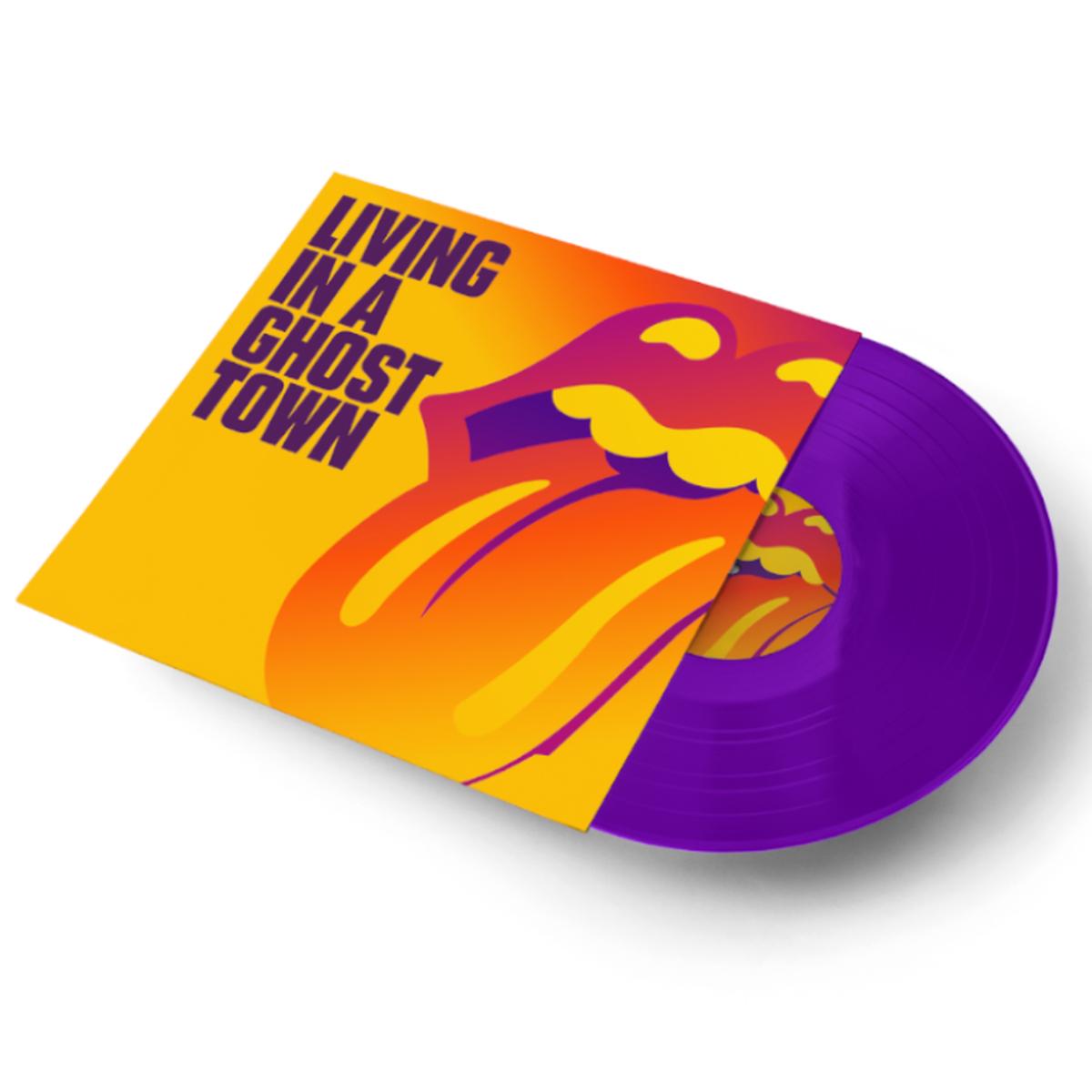 The Rolling Stones Living In A Ghost Town (Purple Vinyl) (10" Vinyl) [Import] - Default Title