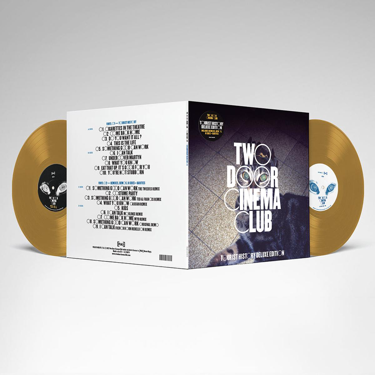 TWO DOOR CINEMA CLUB 8211 Tourist History (15th Anniversary Deluxe Edition) 8211 2LP 8211 Gold Colour Vinyl