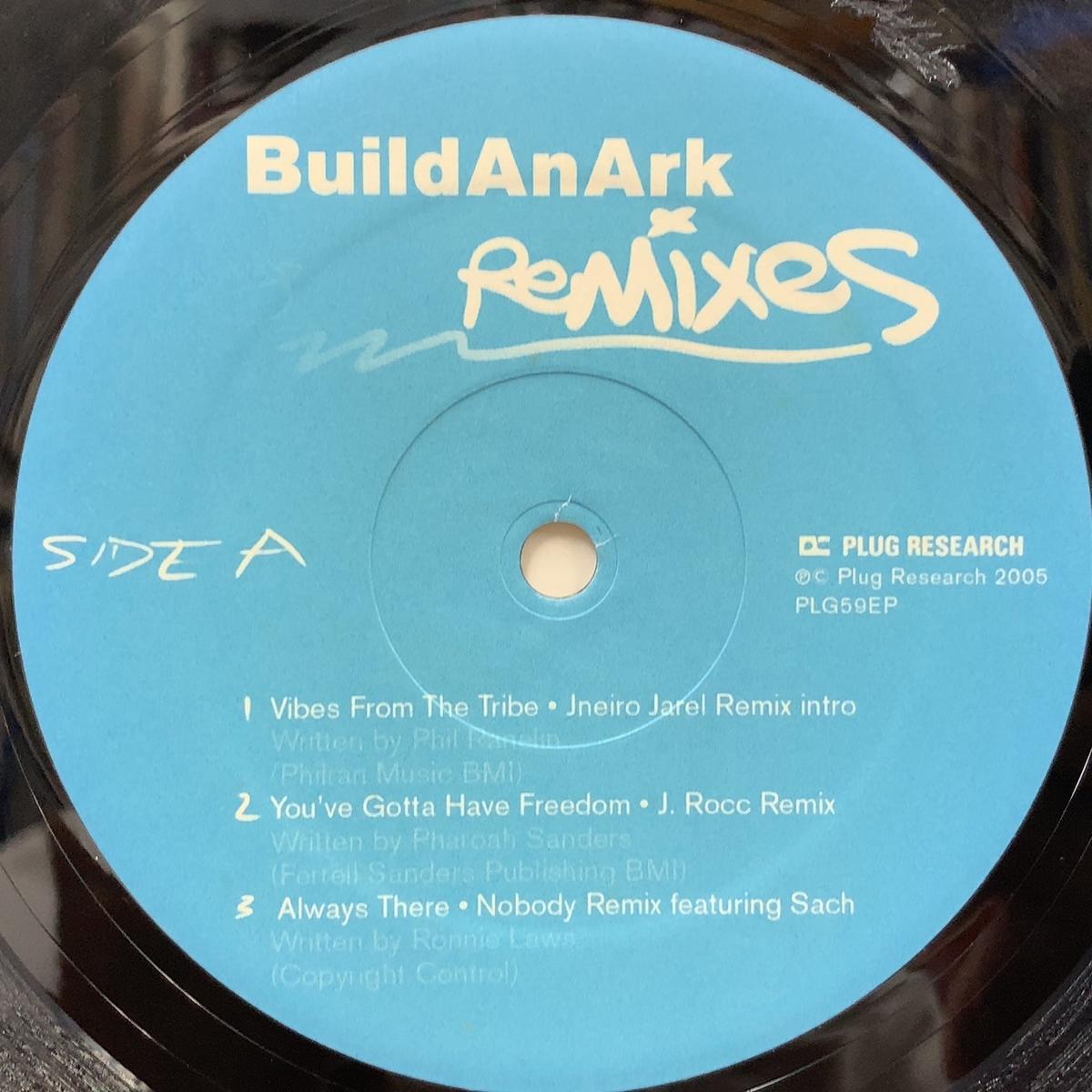 BUILD AN ARK / Remixes (PLG59EP, 12inch)