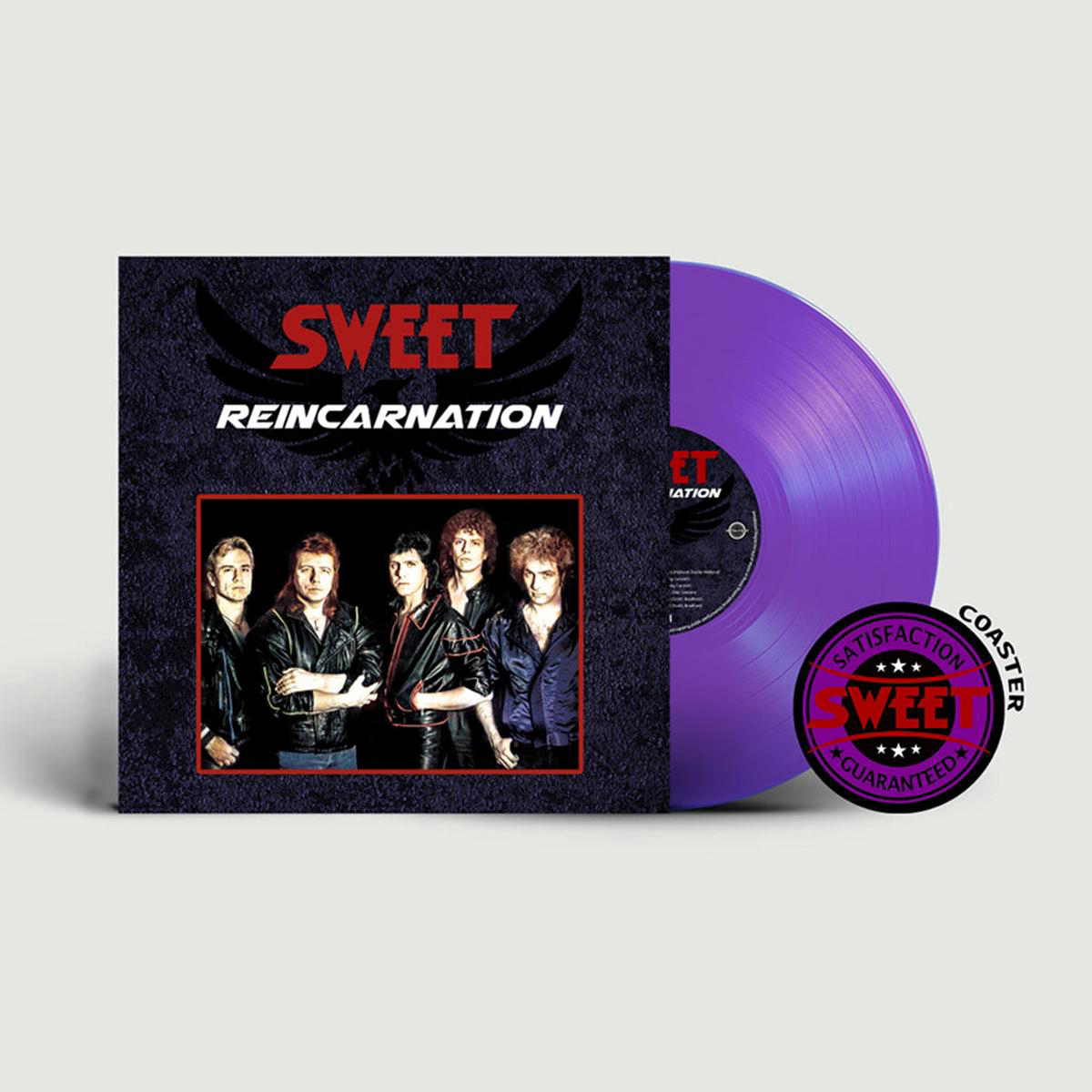 SWEET 8211 Reincarnation (w Coaster) 8211 LP 8211 Purple Coloured Vinyl APR 10