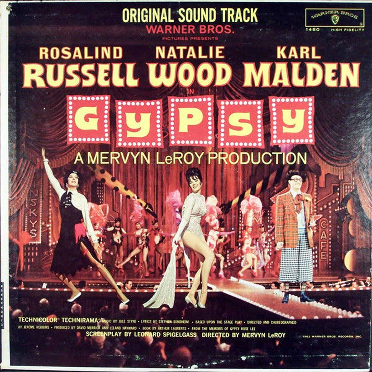 Rosalind Russell, Natalie Wood, Karl Malden - Gypsy - LP