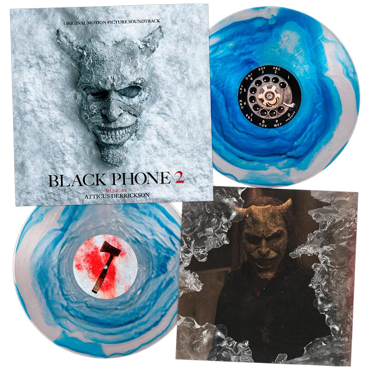 ATTICUS DERRICKSON 8211 The Black Phone 2 (Original Soundtrack) 8211 2LP 8211 8217Snow 038 Ice8217 Colour Vinyl MAR 27