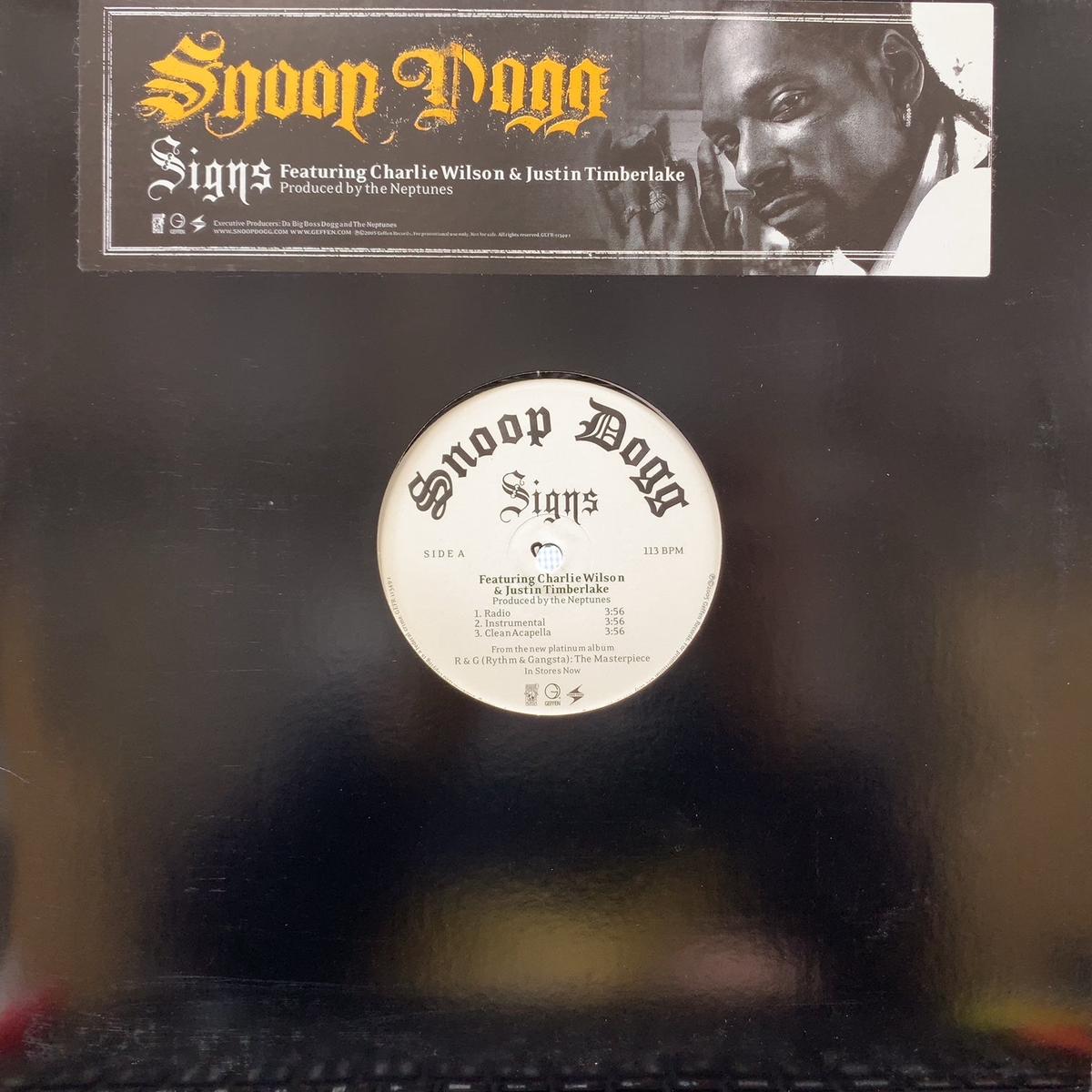 SNOOP DOGG / Signs (GEFR-11349-1, 12inch)