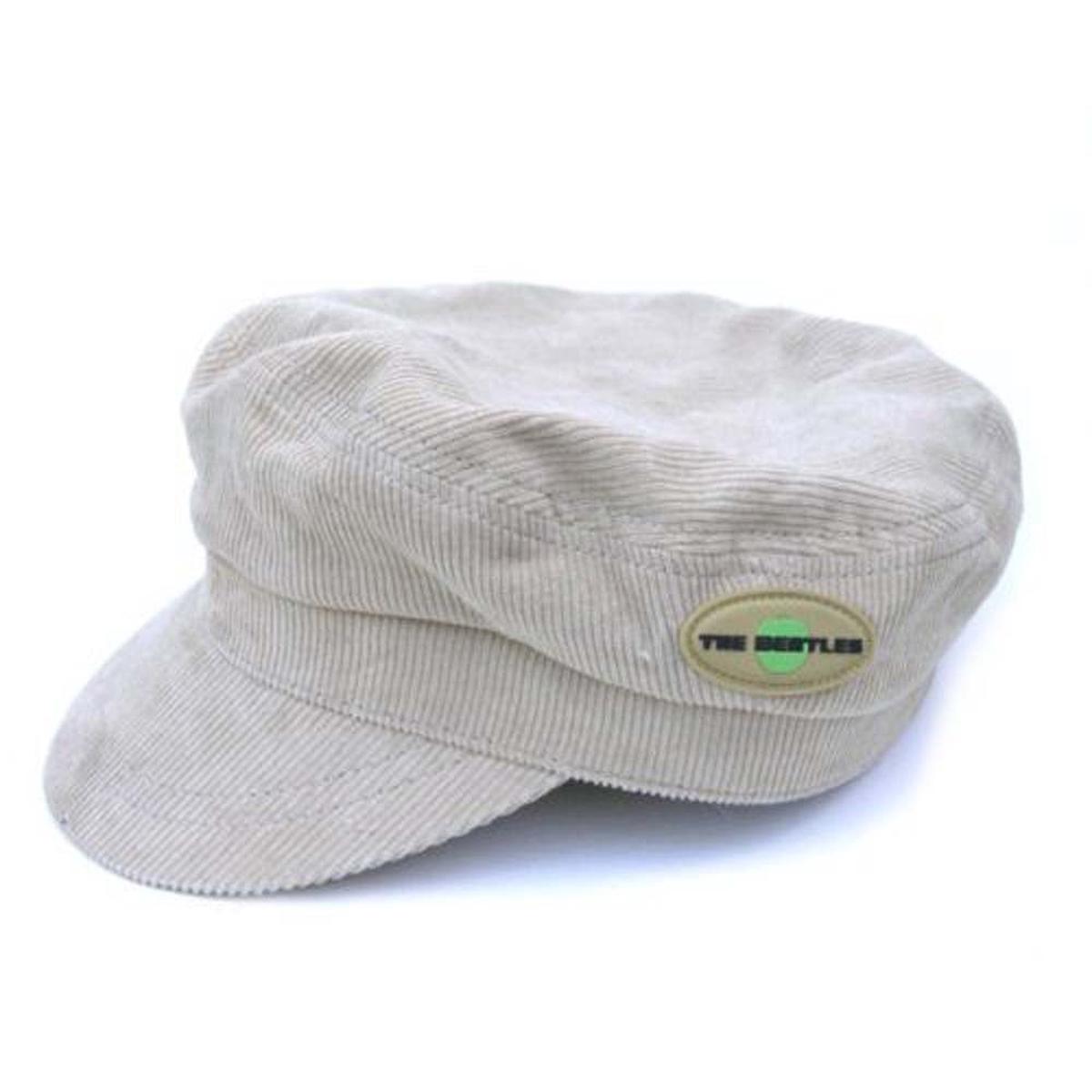 BEATLES HELP! HELP! HAT XL NEW OFFICIAL CORD BEIGE - Default Title